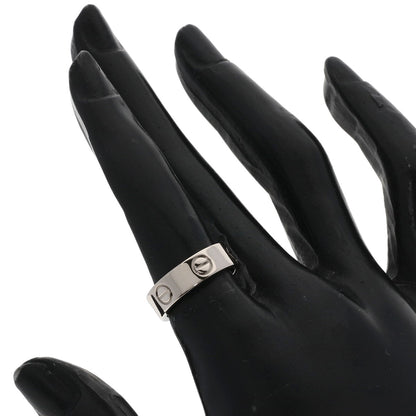 CARTIER love ring #49 Ring K18 White Gold Ladies [Used]