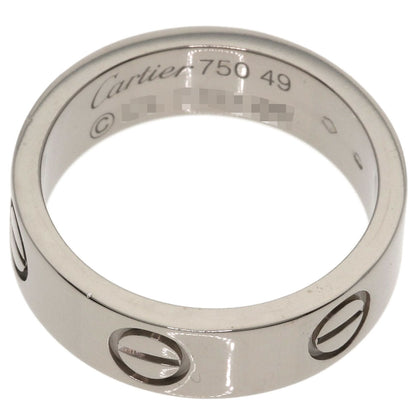 CARTIER love ring #49 Ring K18 White Gold Ladies [Used]