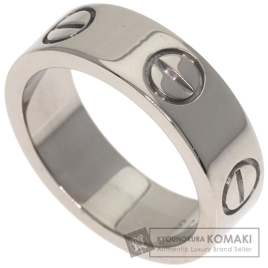CARTIER love ring #48 Ring K18 White Gold Ladies [Used]