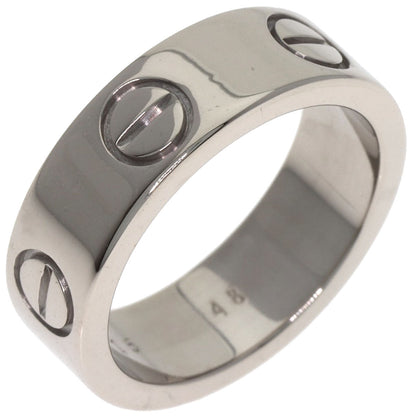 CARTIER love ring #48 Ring K18 White Gold Ladies [Used]