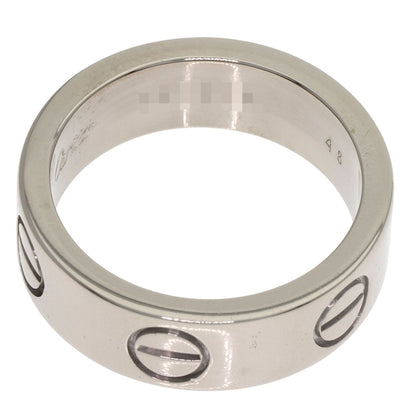 CARTIER love ring #48 Ring K18 White Gold Ladies [Used]