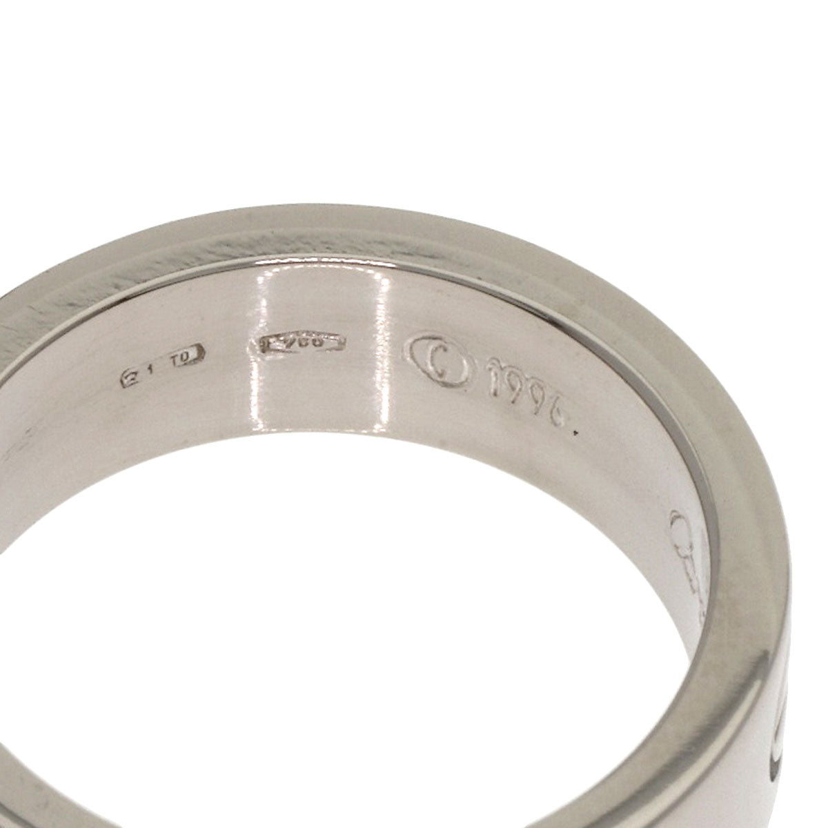 CARTIER love ring #48 Ring K18 White Gold Ladies [Used]