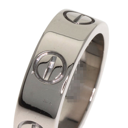 CARTIER love ring #48 Ring K18 White Gold Ladies [Used]