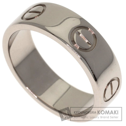 CARTIER love ring #49 Ring K18 White Gold Ladies [Used]
