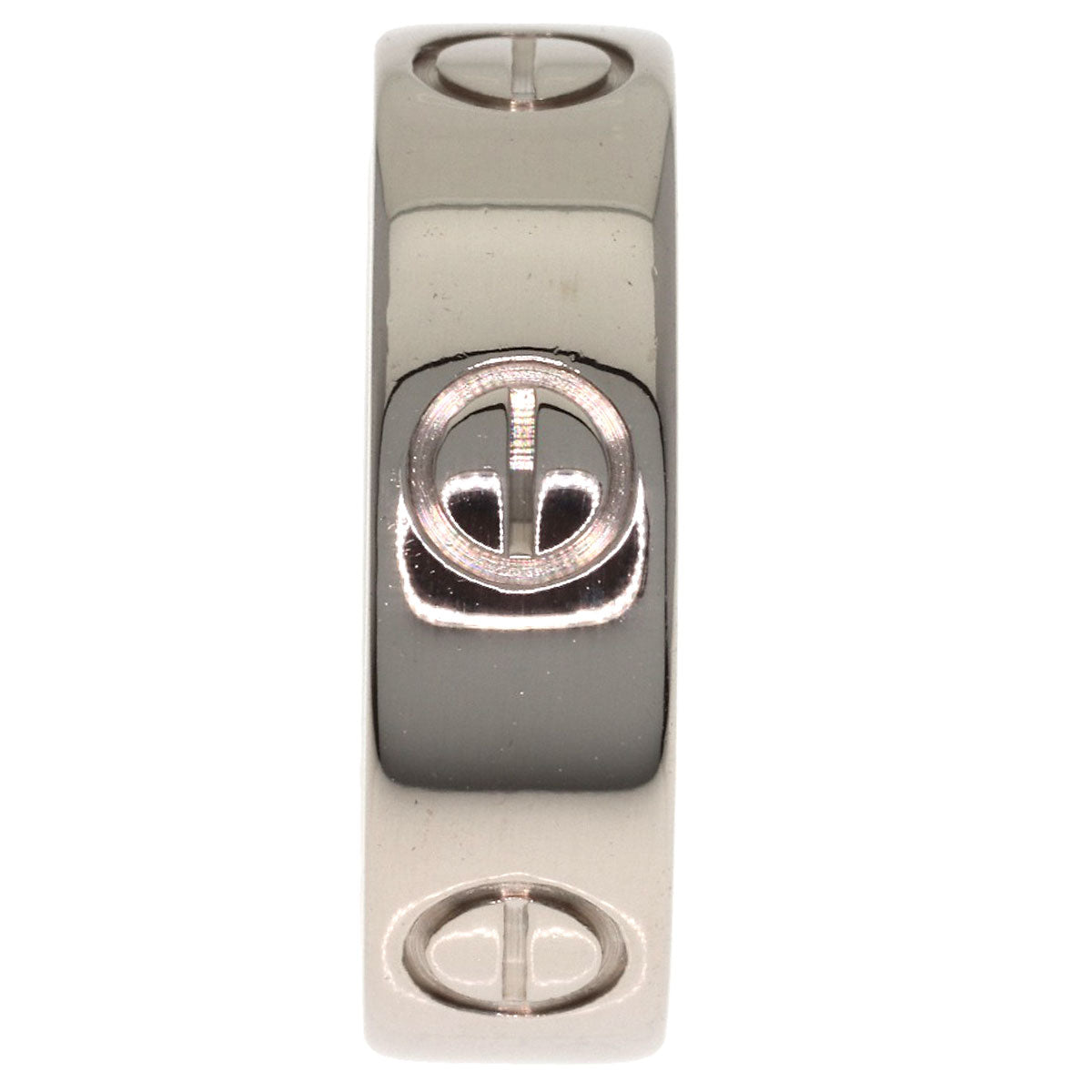 CARTIER love ring #49 Ring K18 White Gold Ladies [Used]