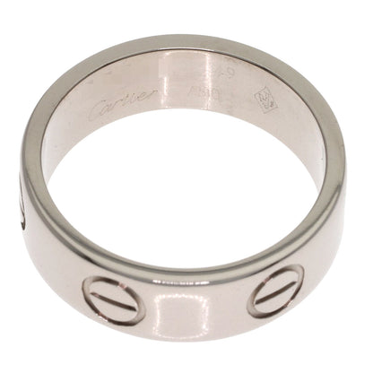 CARTIER love ring #49 Ring K18 White Gold Ladies [Used]