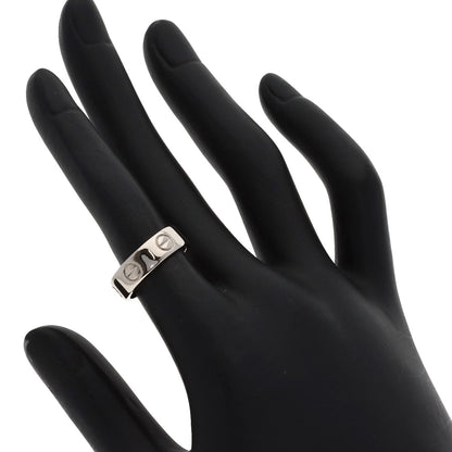 CARTIER love ring #49 Ring K18 White Gold Ladies [Used]