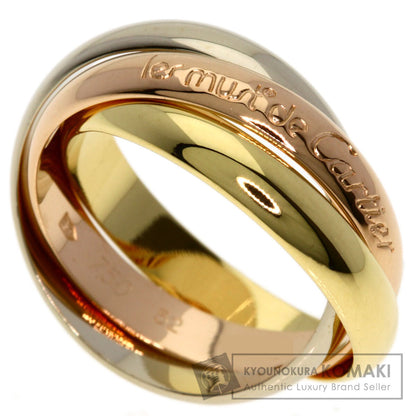 CARTIER Trinity #52 Ring K18 Yellow Gold 18K Pink GoldLadies [Used]