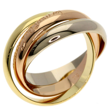 CARTIER Trinity #52 Ring K18 Yellow Gold 18K Pink GoldLadies [Used]