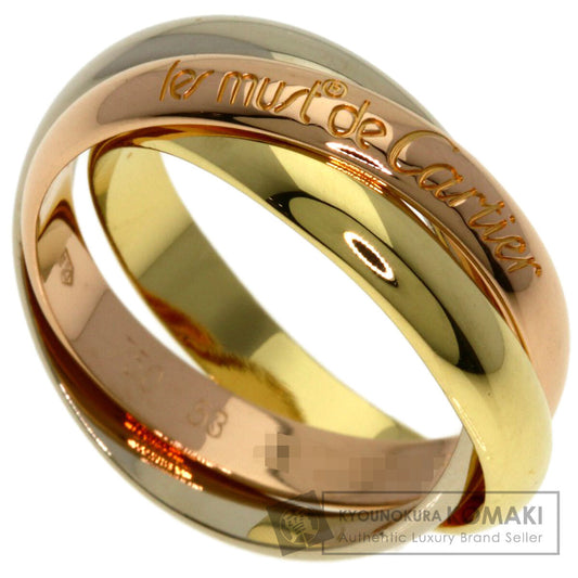 CARTIER Trinity #53 Ring K18 Yellow Gold K18 White GoldLadies [Used]