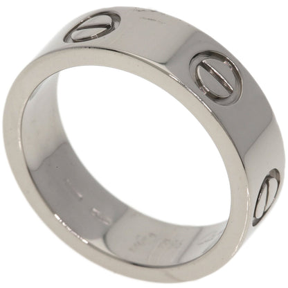 CARTIER love ring #51 Ring K18 White Gold Ladies [Used]