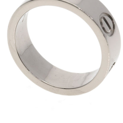 CARTIER love ring #51 Ring K18 White Gold Ladies [Used]