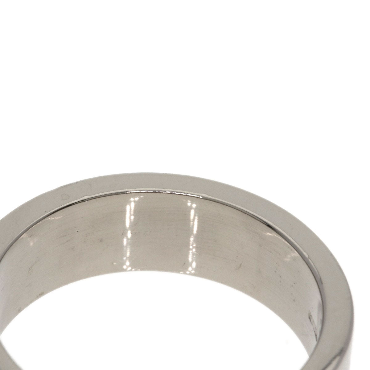 CARTIER love ring #51 Ring K18 White Gold Ladies [Used]