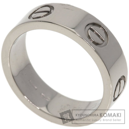 CARTIER love ring #51 Ring K18 White Gold Ladies [Used]