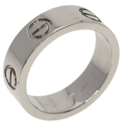 CARTIER love ring #51 Ring K18 White Gold Ladies [Used]