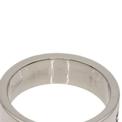 CARTIER love ring #51 Ring K18 White Gold Ladies [Used]