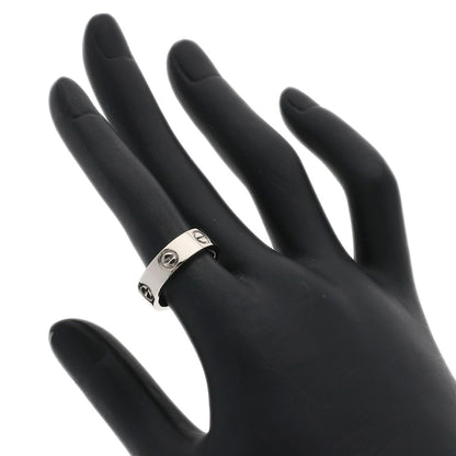 CARTIER love ring #51 Ring K18 White Gold Ladies [Used]