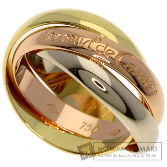 CARTIER Trinity #49 Ring K18 Yellow Gold K18 White GoldLadies [Used]