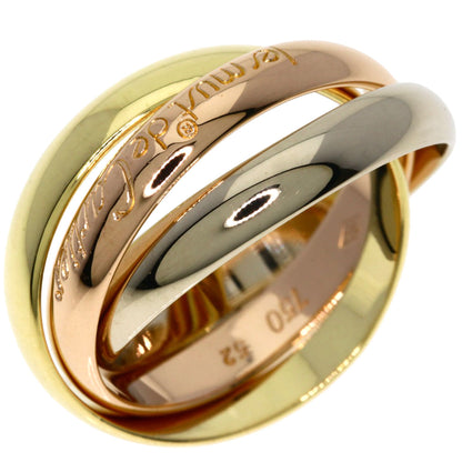CARTIER Trinity #52 Ring K18 Yellow Gold 18K Pink GoldLadies [Used]