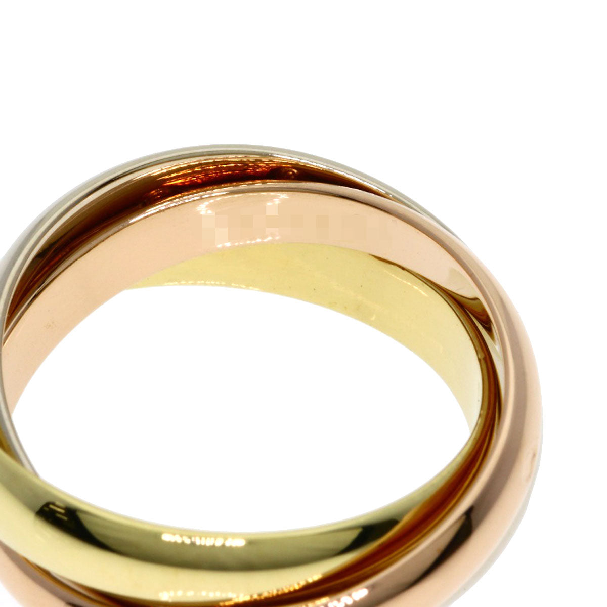 CARTIER Trinity #52 Ring K18 Yellow Gold 18K Pink GoldLadies [Used]