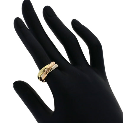 CARTIER Trinity #52 Ring K18 Yellow Gold 18K Pink GoldLadies [Used]