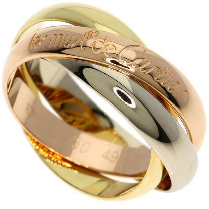 CARTIER Trinity #49 Ring K18 Yellow Gold 18K Pink GoldLadies [Used]