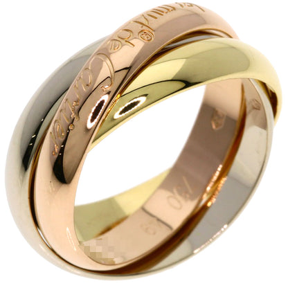 CARTIER Trinity #49 Ring K18 Yellow Gold 18K Pink GoldLadies [Used]
