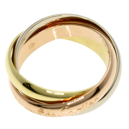 CARTIER Trinity #49 Ring K18 Yellow Gold 18K Pink GoldLadies [Used]