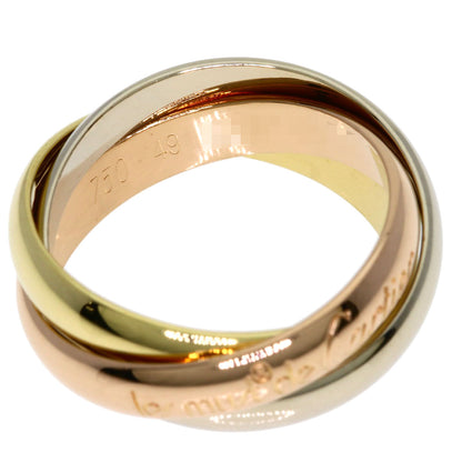 CARTIER Trinity #49 Ring K18 Yellow Gold 18K Pink GoldLadies [Used]