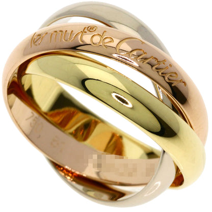 CARTIER Trinity #51 Ring K18 Yellow Gold 18K Pink GoldLadies [Used]