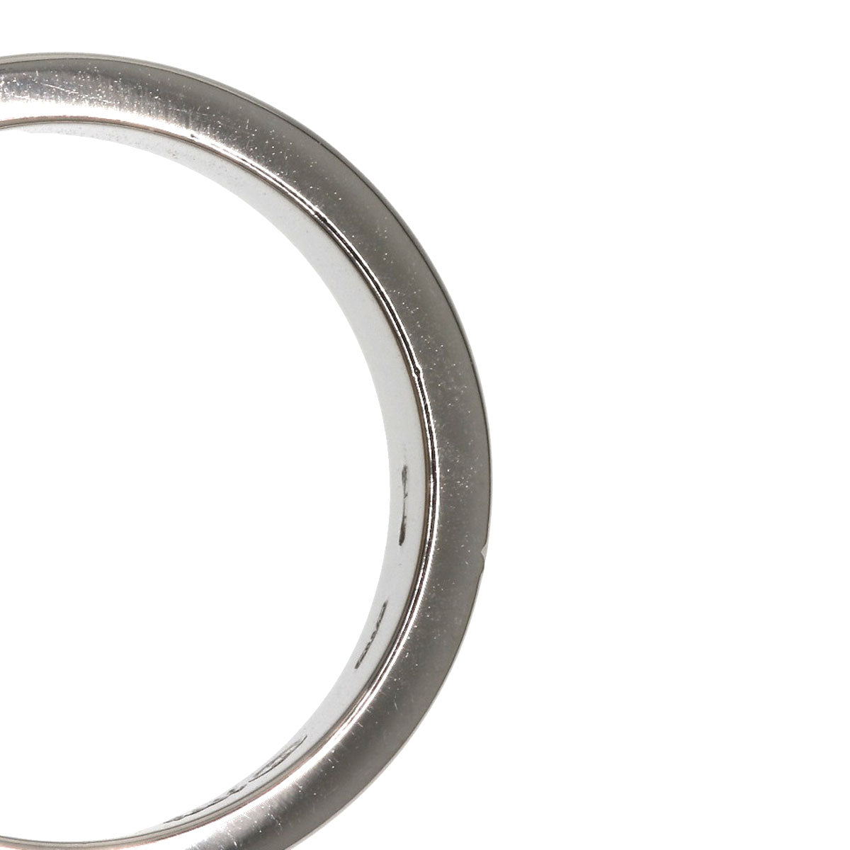 CARTIER love ring #51 Ring K18 White Gold Ladies [Used]