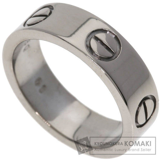 CARTIER love ring #51 Ring K18 White Gold Ladies [Used]