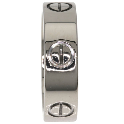 CARTIER love ring #51 Ring K18 White Gold Ladies [Used]