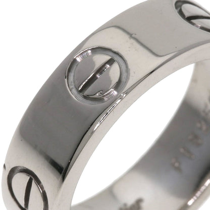 CARTIER love ring #51 Ring K18 White Gold Ladies [Used]