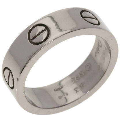 CARTIER love ring #53 Ring K18 White Gold Ladies [Used]