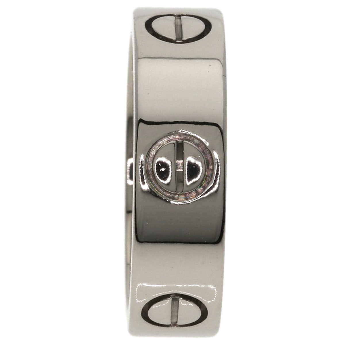 CARTIER love ring #53 Ring K18 White Gold Ladies [Used]