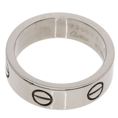 CARTIER love ring #53 Ring K18 White Gold Ladies [Used]