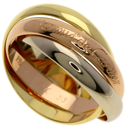 CARTIER Trinity #53 Ring K18 Yellow Gold K18 White GoldLadies [Used]