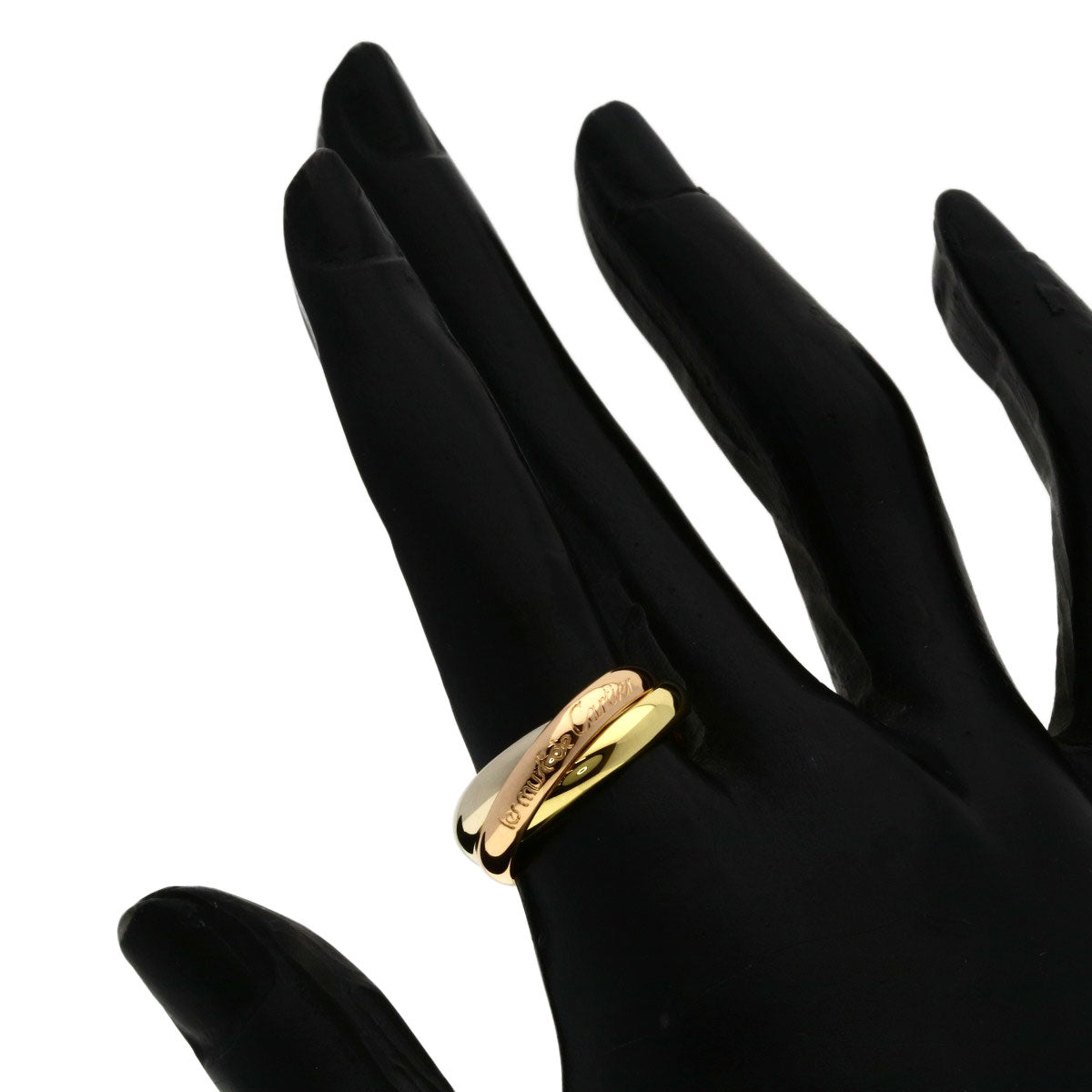 CARTIER Trinity #53 Ring K18 Yellow Gold K18 White GoldLadies [Used]