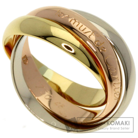 CARTIER Trinity #48 Ring K18 Yellow Gold K18 White GoldLadies [Used]