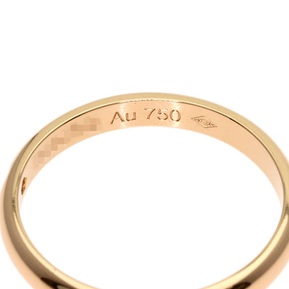 CARTIER Wedding 1P Diamond #51 Ring K18 Pink Gold Ladies [Used]