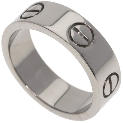 CARTIER love ring #50 Ring K18 White Gold Ladies [Used]