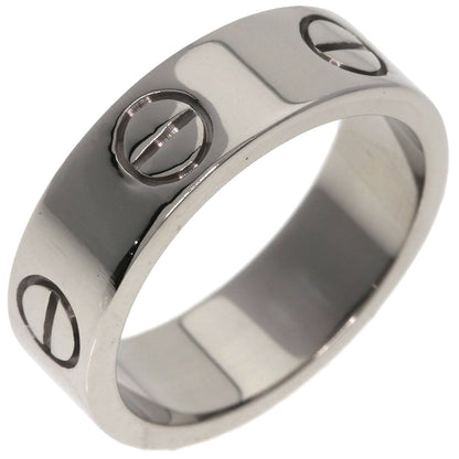 CARTIER love ring #50 Ring K18 White Gold Ladies [Used]