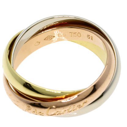 CARTIER Trinity #51 Ring K18 Yellow Gold 18K Pink GoldLadies [Used]