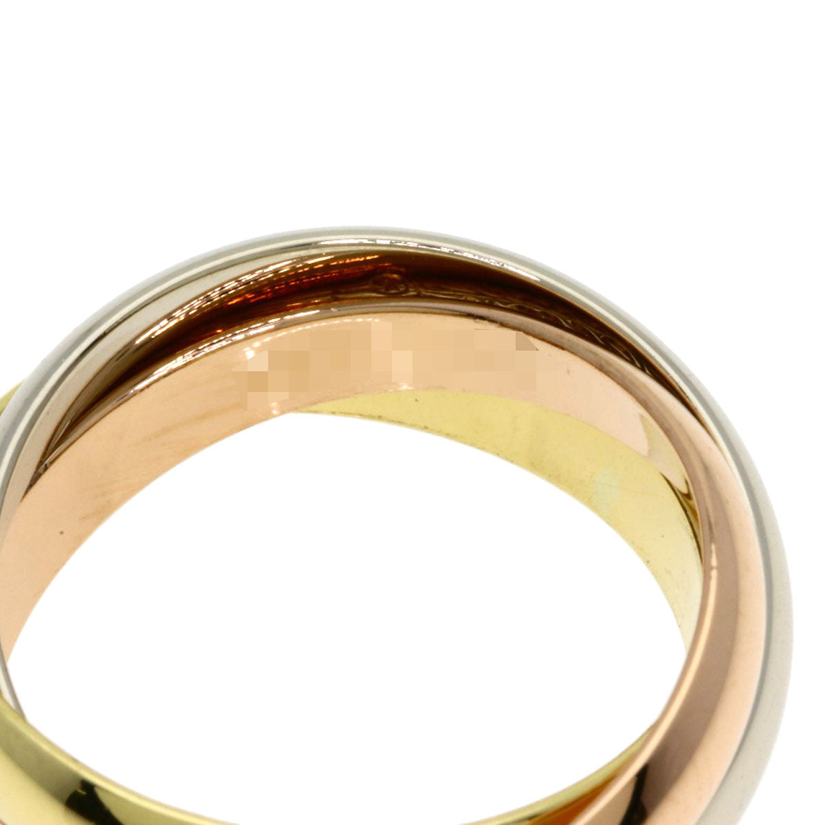 CARTIER Trinity #51 Ring K18 Yellow Gold 18K Pink GoldLadies [Used]