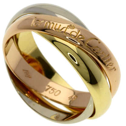 CARTIER Trinity #49 Ring K18 Yellow Gold K18 White GoldLadies [Used]