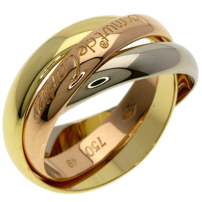 CARTIER Trinity #49 Ring K18 Yellow Gold K18 White GoldLadies [Used]