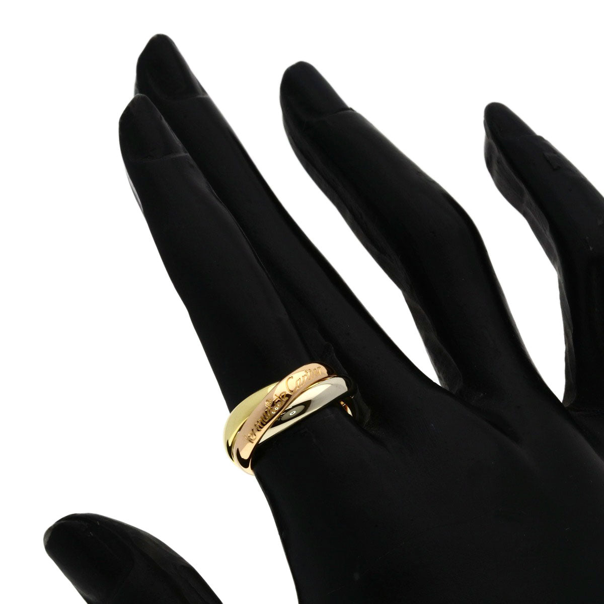 CARTIER Trinity #49 Ring K18 Yellow Gold K18 White GoldLadies [Used]