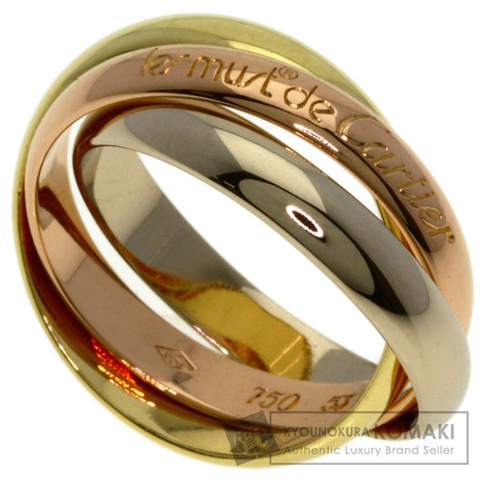 CARTIER Trinity #53 Ring K18 Yellow Gold K18 White GoldLadies [Used]
