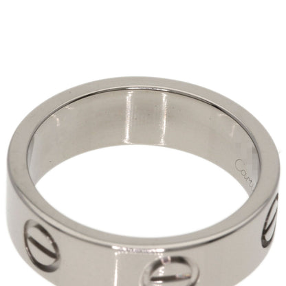 CARTIER love ring #51 Ring K18 White Gold Ladies [Used]